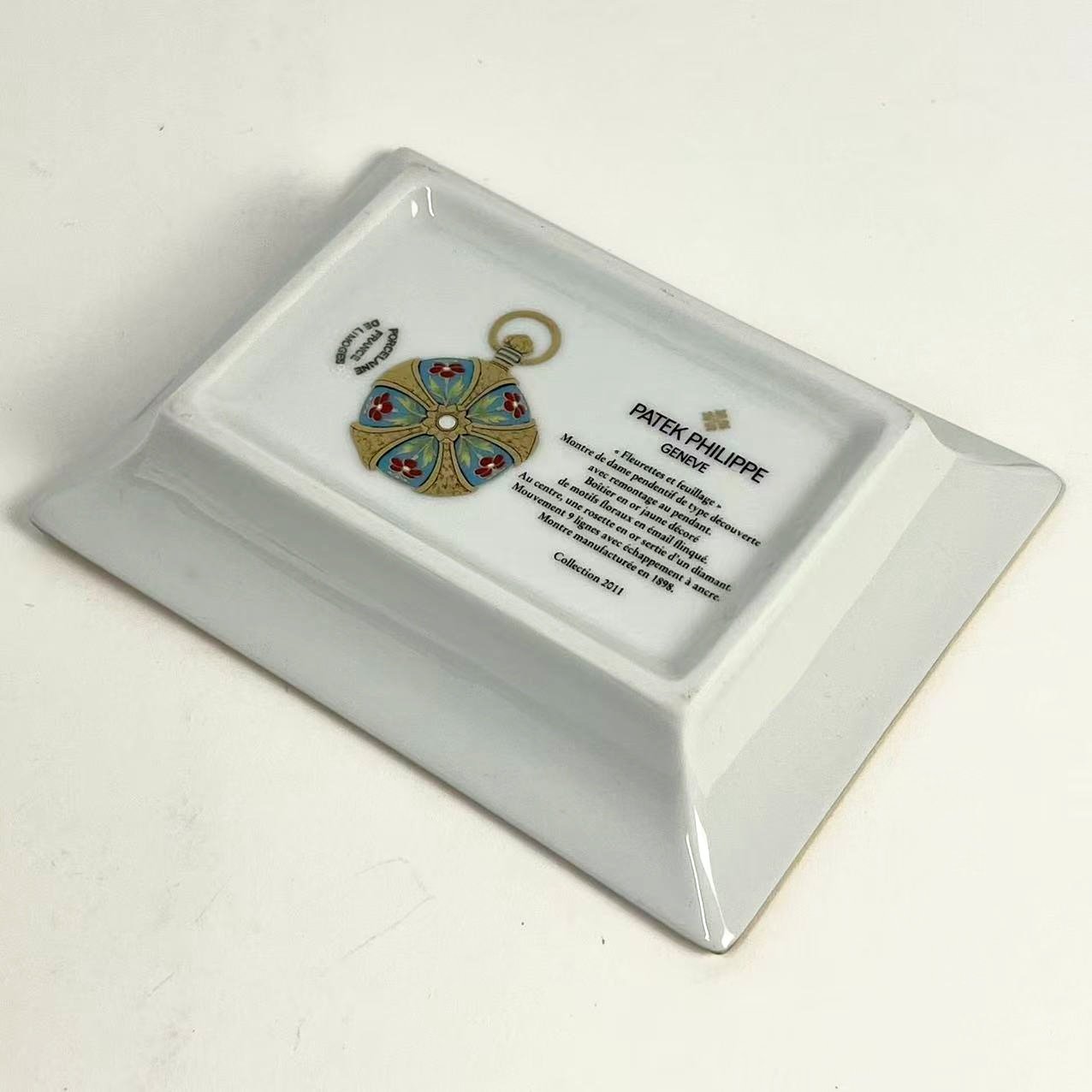 Patek Philippe Genève 2011 Fleurettes Enamel Porcelain Tray – 1898